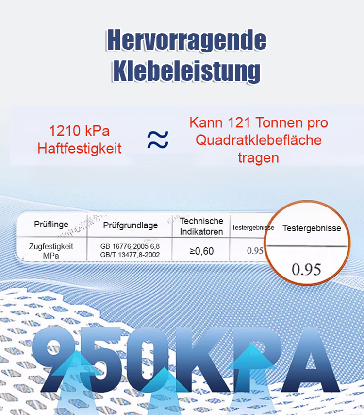 【50 Jahre Garantie】Wasser- und ölabweisender 9900 Strukturkleber