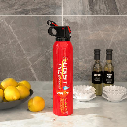Ougist 21oz Portable Water-Based Fire Extinguisher – Compact Fire Spray for Home, Kitchen, Car & Camping | Quick Response & Re-Ignition Prevention | Model MSJ620