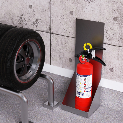 Ougist 2.5 lb ABC Fire Extinguisher – 1A:10B:C Rated | Compact Dry Chemical Fire Extinguisher for Home, Car, Kitchen & Boat | Quick-Release Handle | Model FF1KG