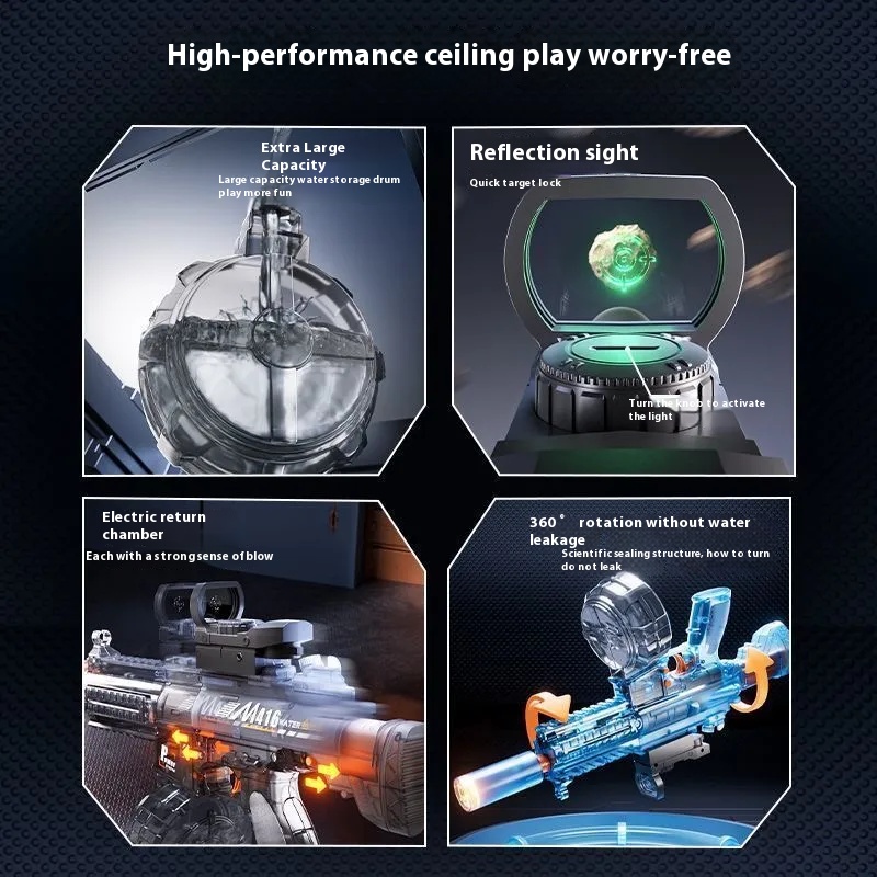 New Fire M416 Electric Toy Water Gun