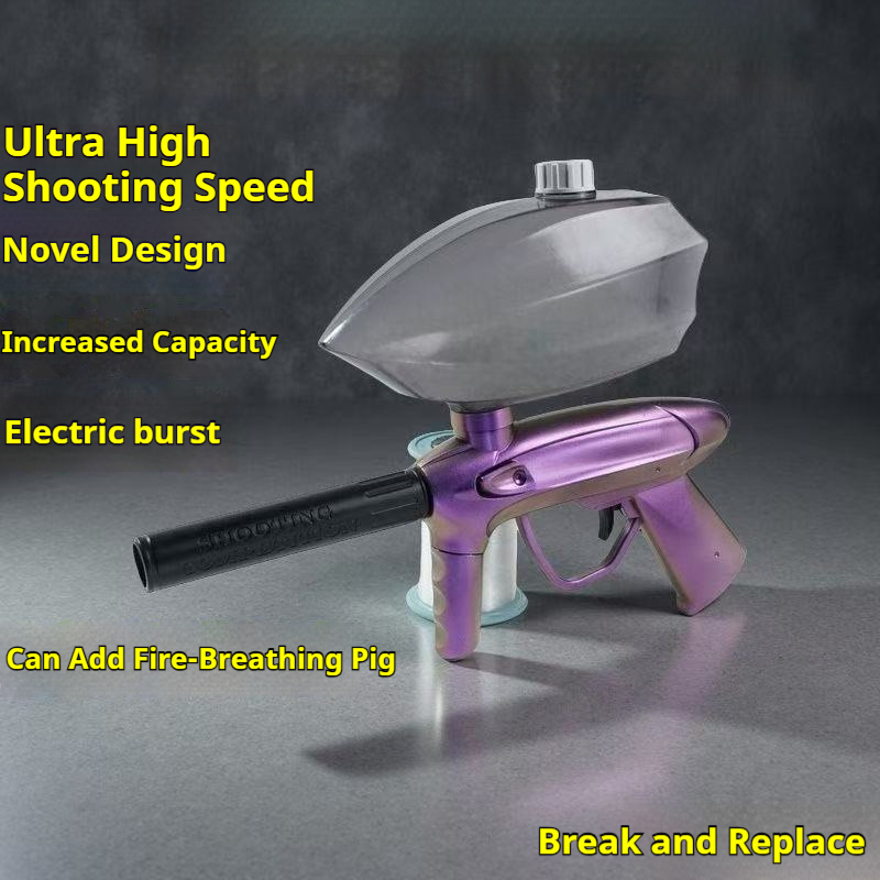 High firing speed single shot electric assault water cannon