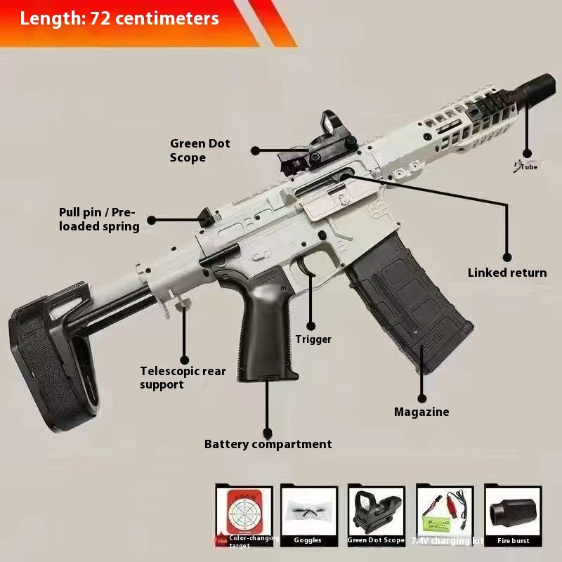 SLR electric water bullet gun