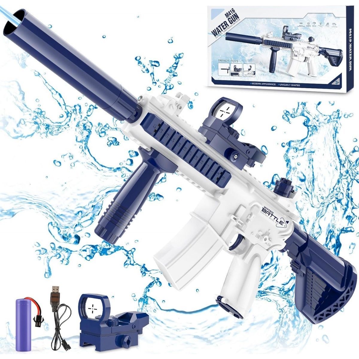 Fully automatic M416 water gun