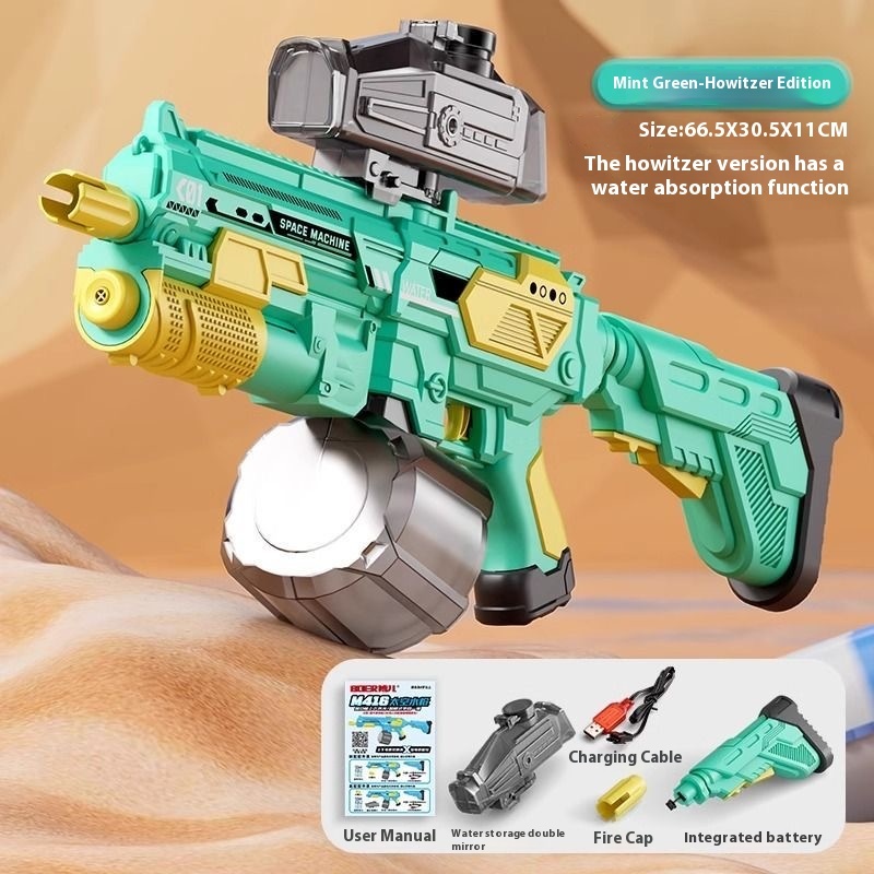 M416 electric continuous water electric water gun, integrated dual-mode large capacity, high-pressure suction
