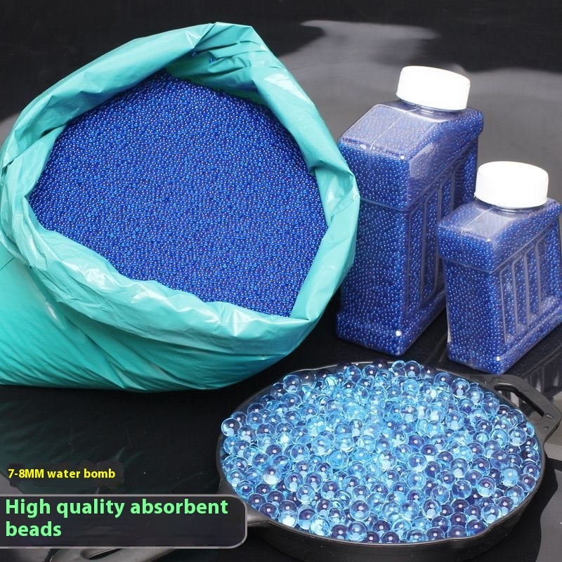 Water absorbing marble bottle, large water absorbing marble 7-8mm