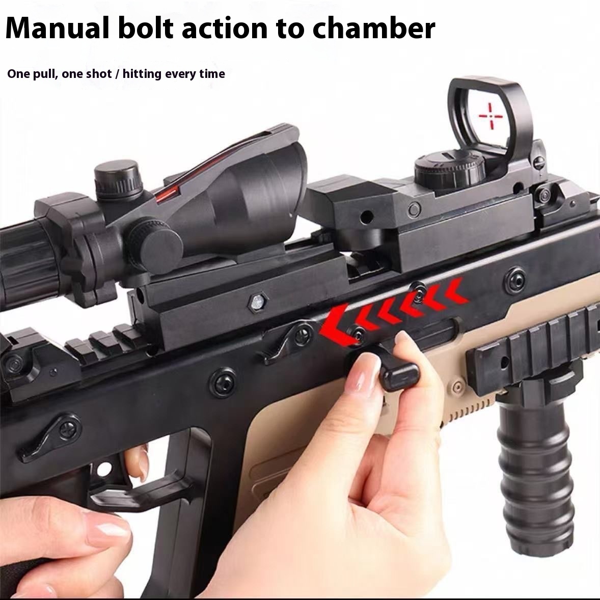 Victor Electric Repeating Submachine Gun Water Bullet Gun