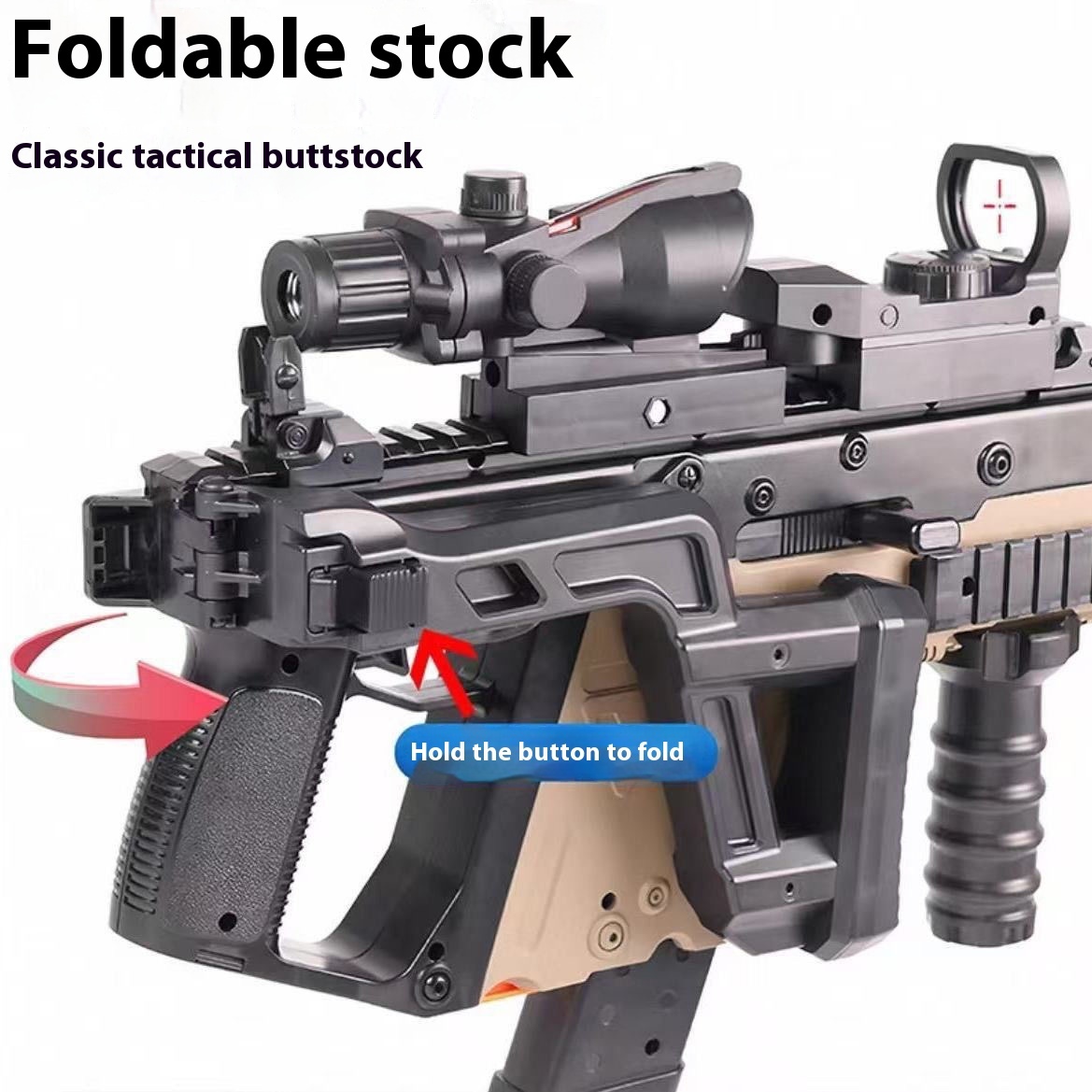 Victor Electric Repeating Submachine Gun Water Bullet Gun