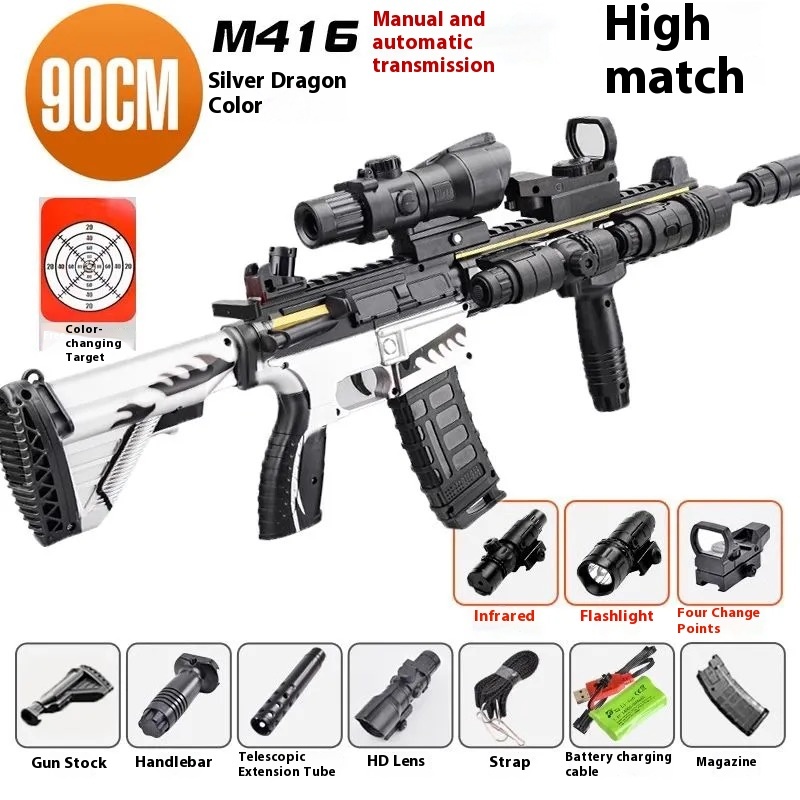 M416 Electric Continuous Water Bullet Toy Gun