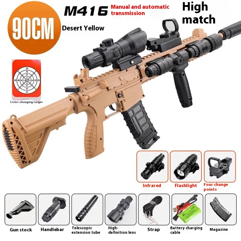 M416 Electric Continuous Water Bullet Toy Gun