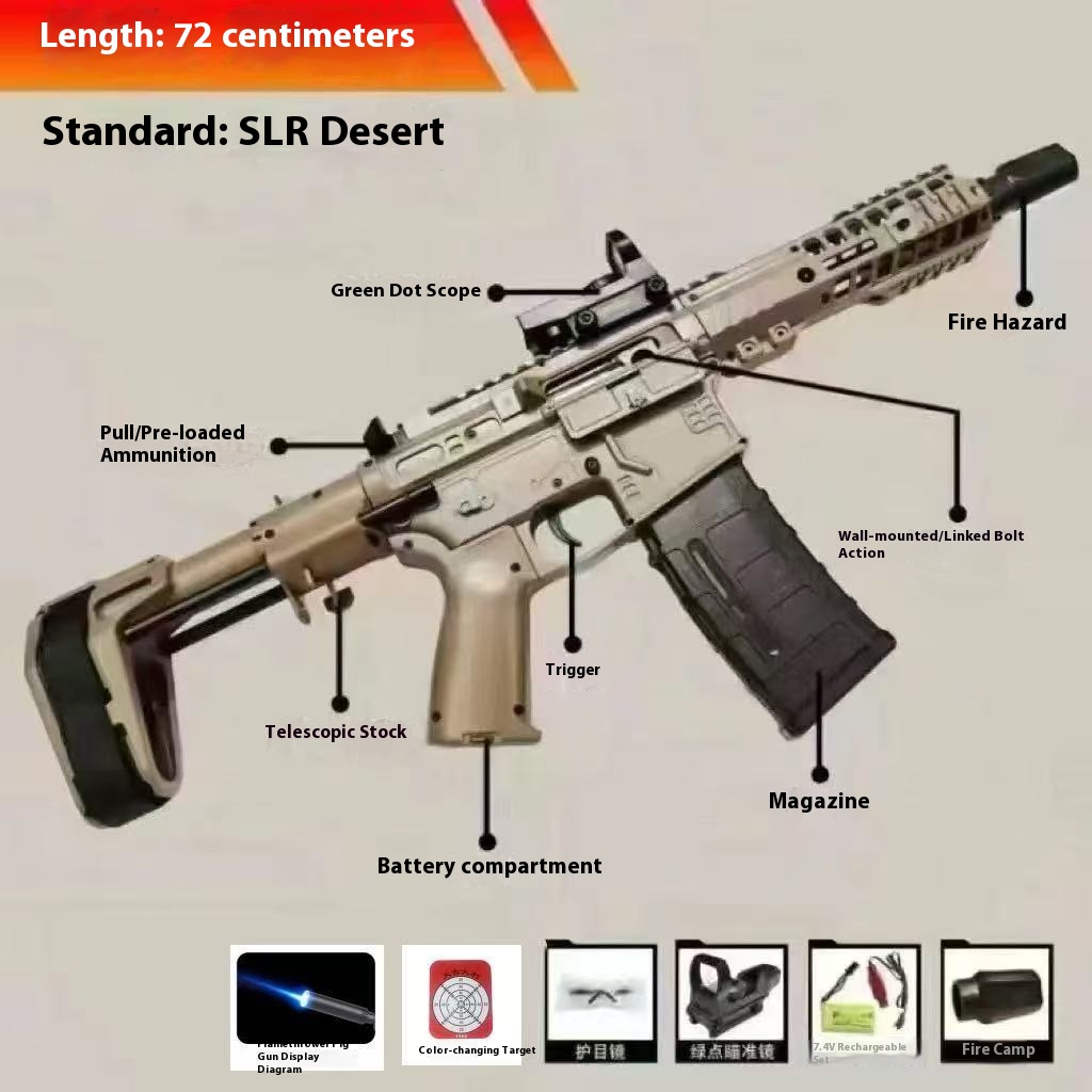 SLR electric water bullet gun