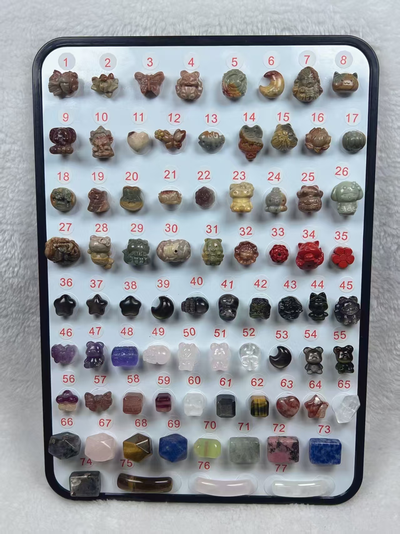 1~77 DIY Crystal Charms