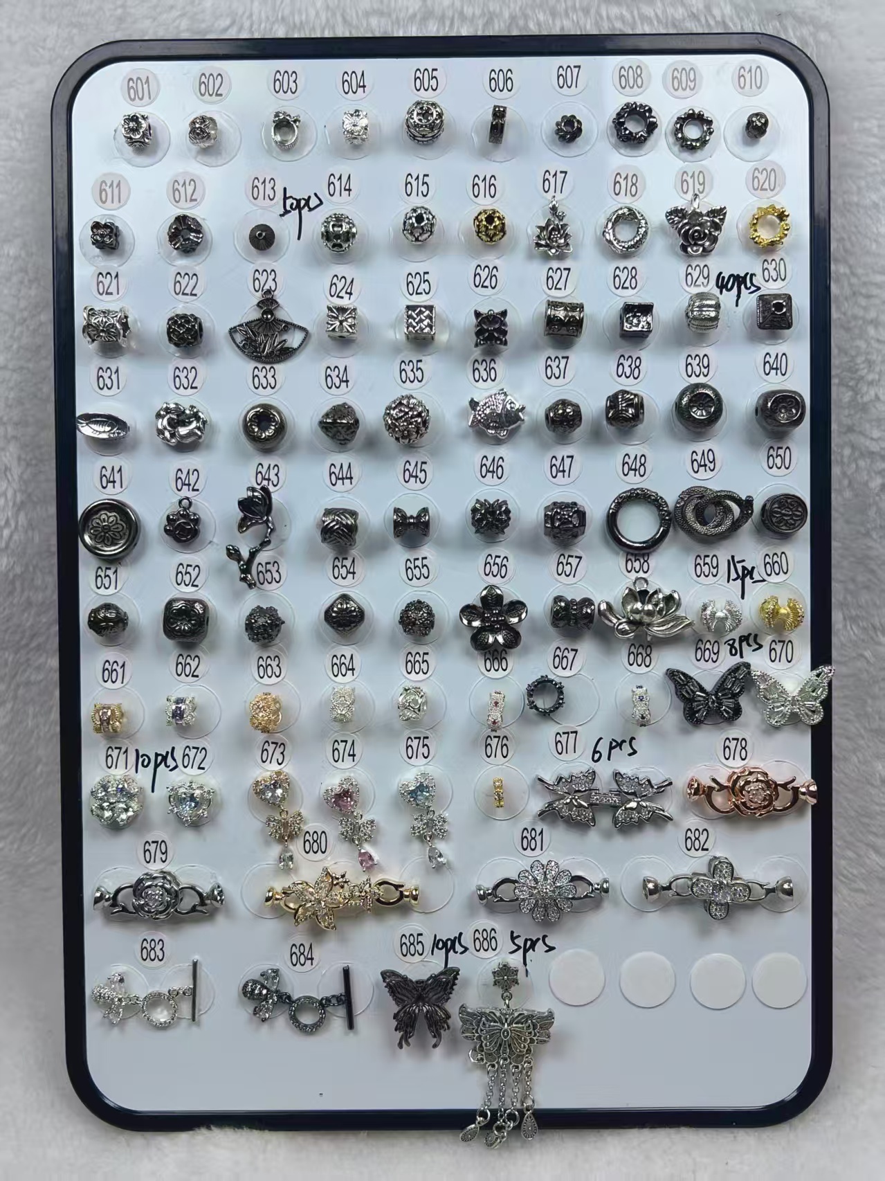 601~682 DIY Crystal Charms