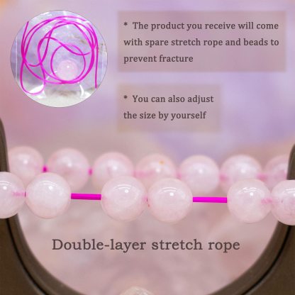 8mm Rose Quartz Bracelet