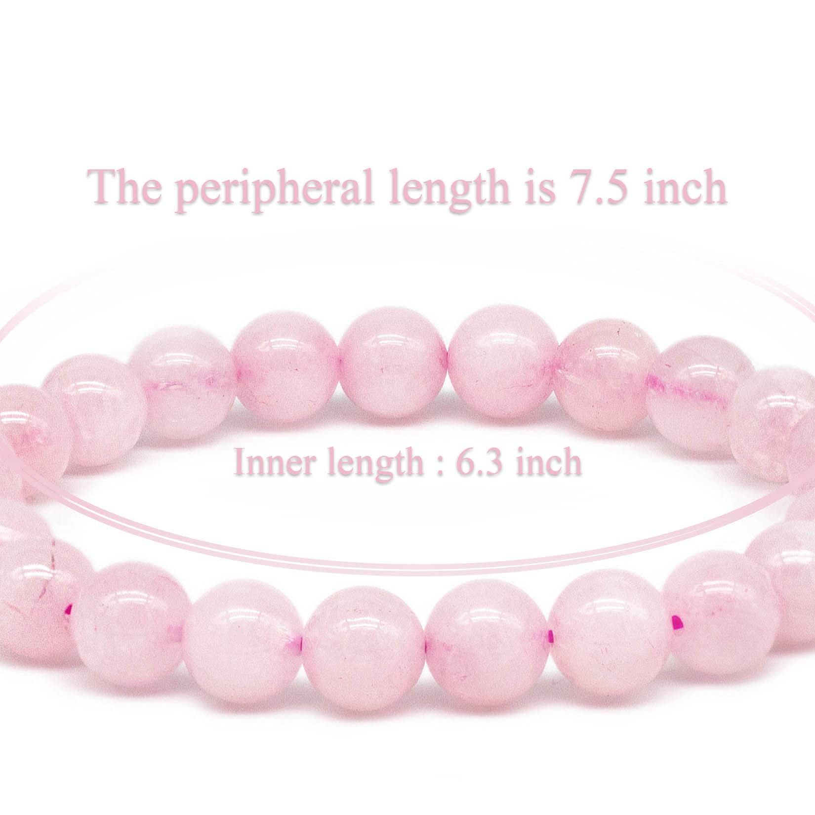 8mm Rose Quartz Bracelet