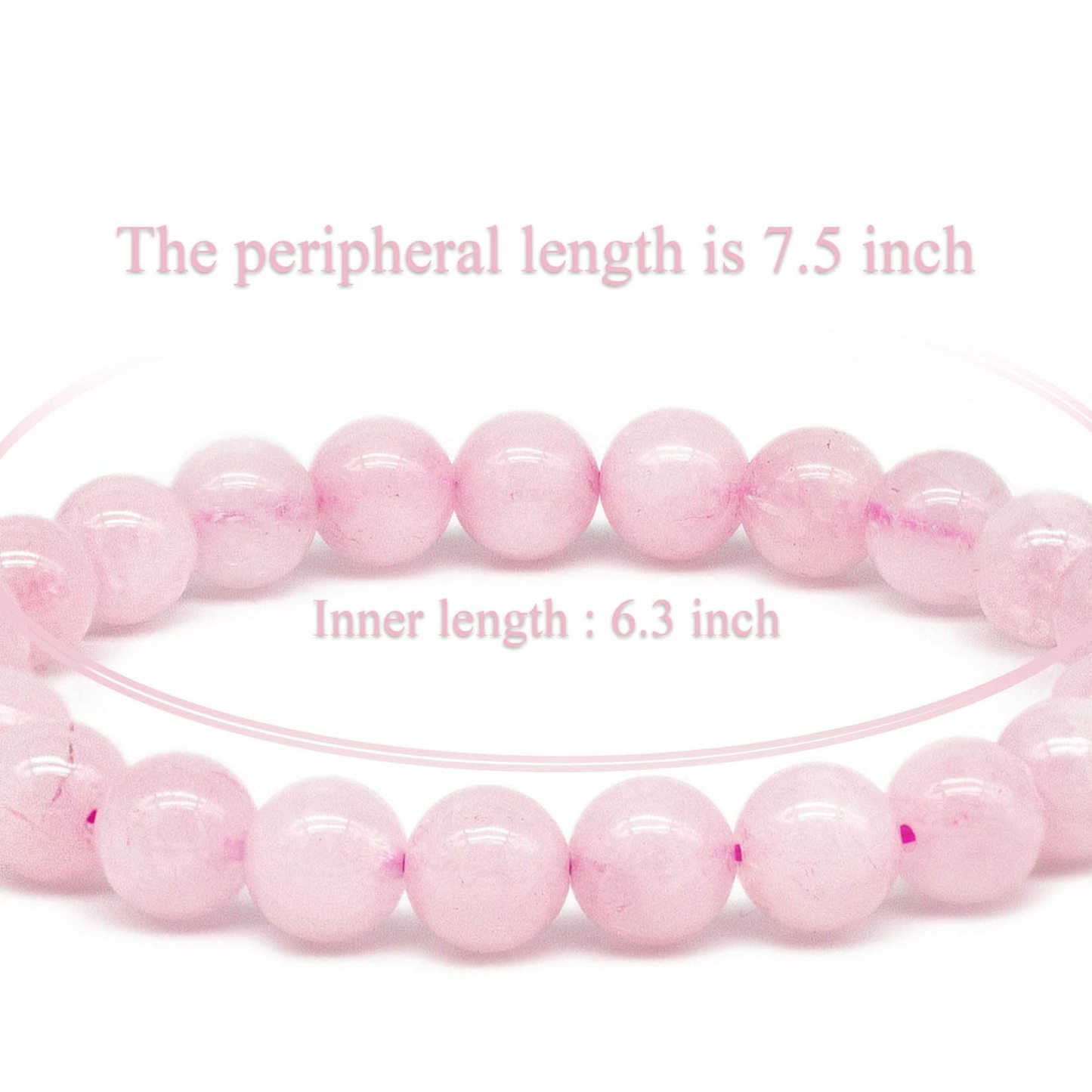 8mm Rose Quartz Bracelet
