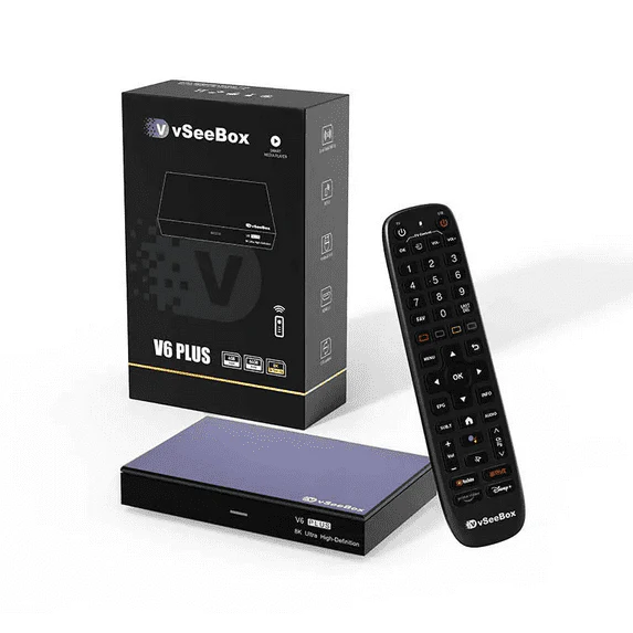 2026 New Box vSeeBox V6 PLUS 4GB+32GB 8K HD