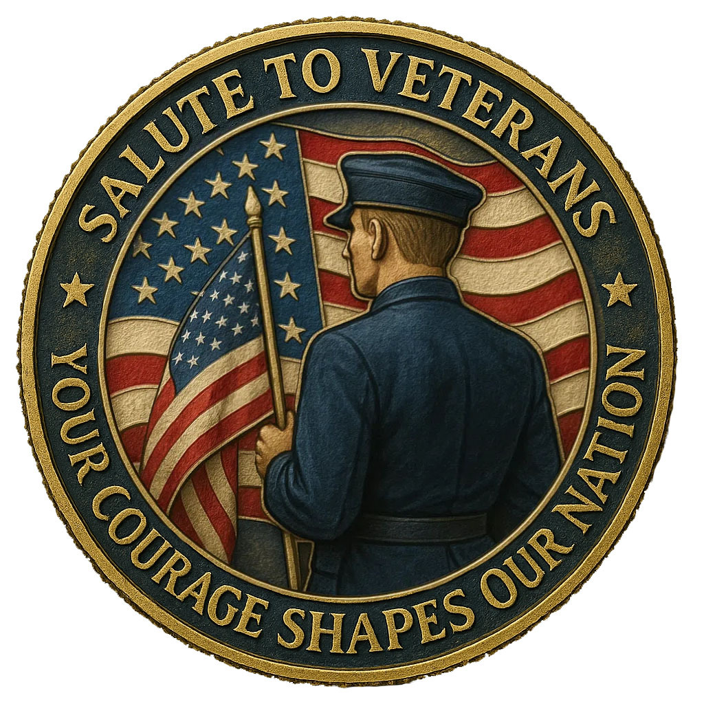🏆Flash Sale 60% OFF - 🦅"Salute to Veterans" Commemorative Coin