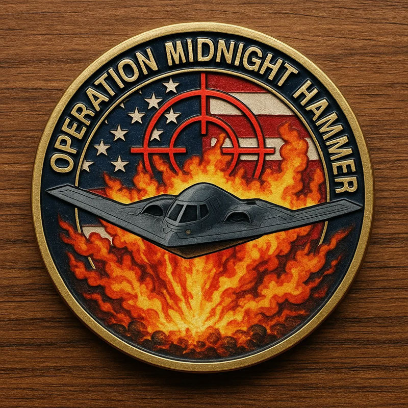 Operation Midnight Hammer Memorial Coin