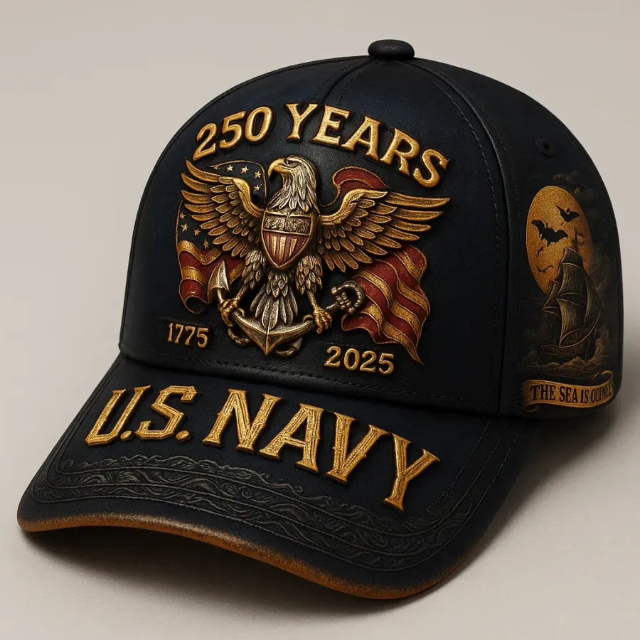 U.S. Navy 250th Anniversary Commemorative Hat