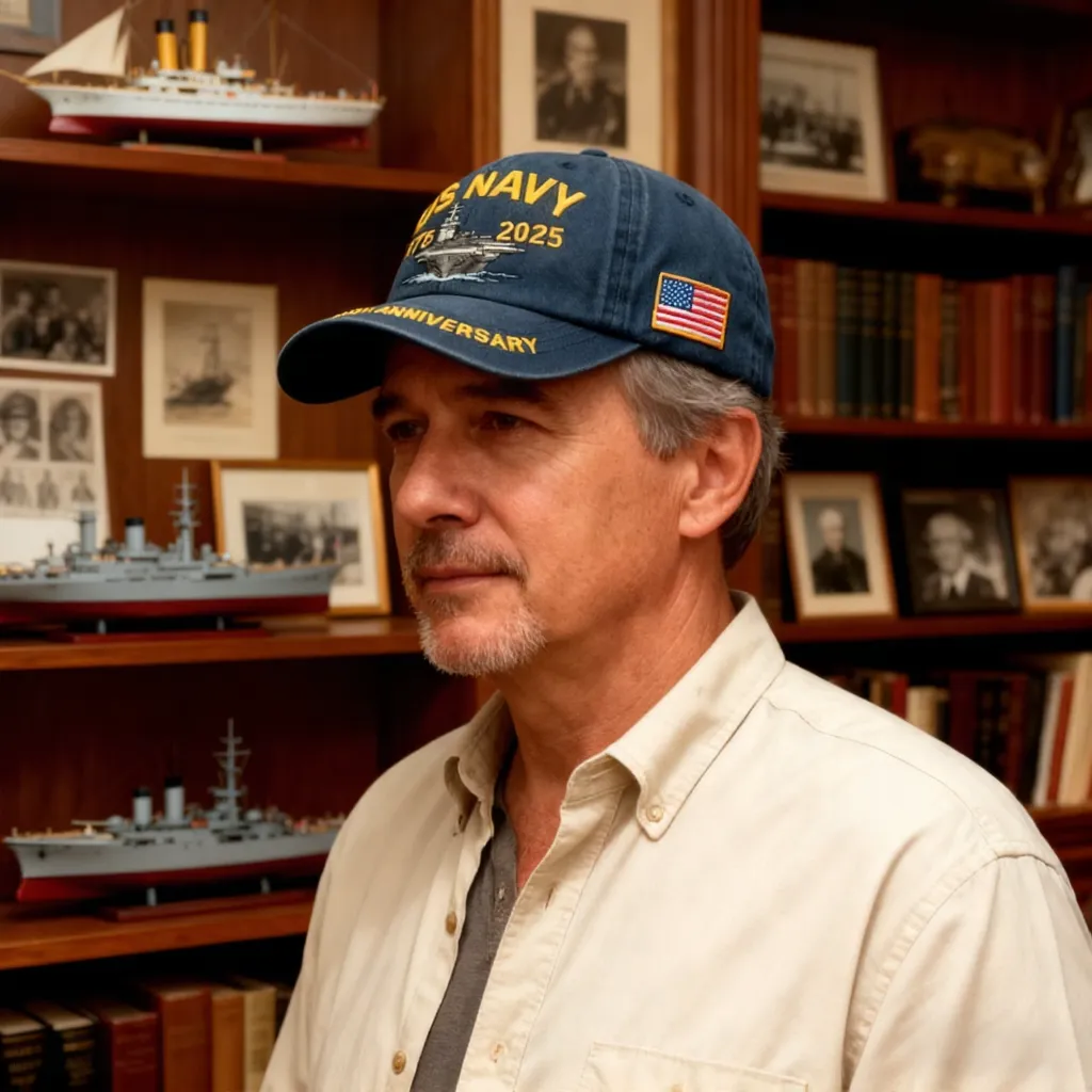 🎉Last Day Only $19.99 🇺🇸 250th Anniversary U.S. Navy Hat Set⚓Free Symbolizes Honor Gift