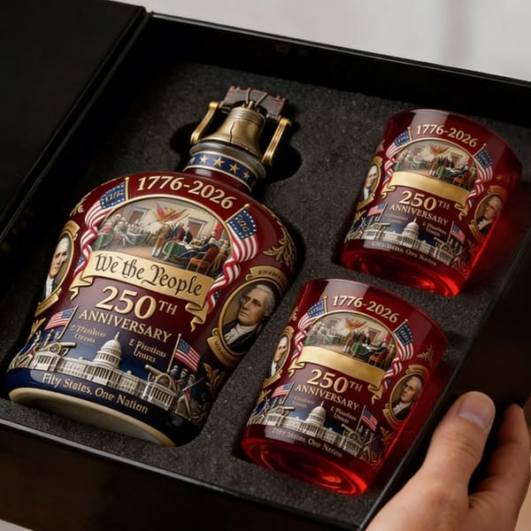 U.S. 250th Anniversary Commemorative Whiskey decanter set（1776-2026）
