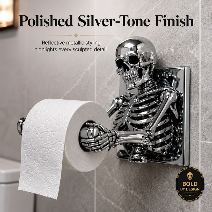 🔥Last Day 50% OFF💀Skeleton Toilet Paper Holder