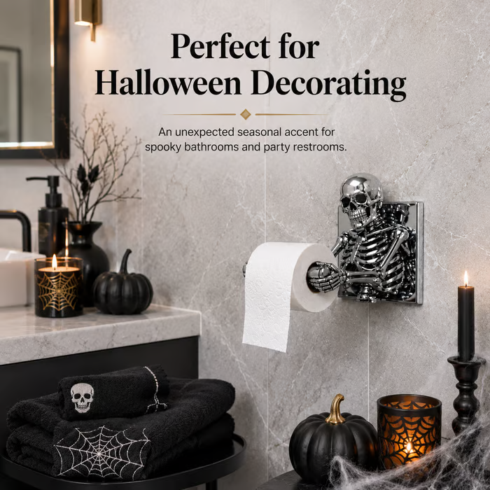 🔥Last Day 50% OFF💀Skeleton Toilet Paper Holder