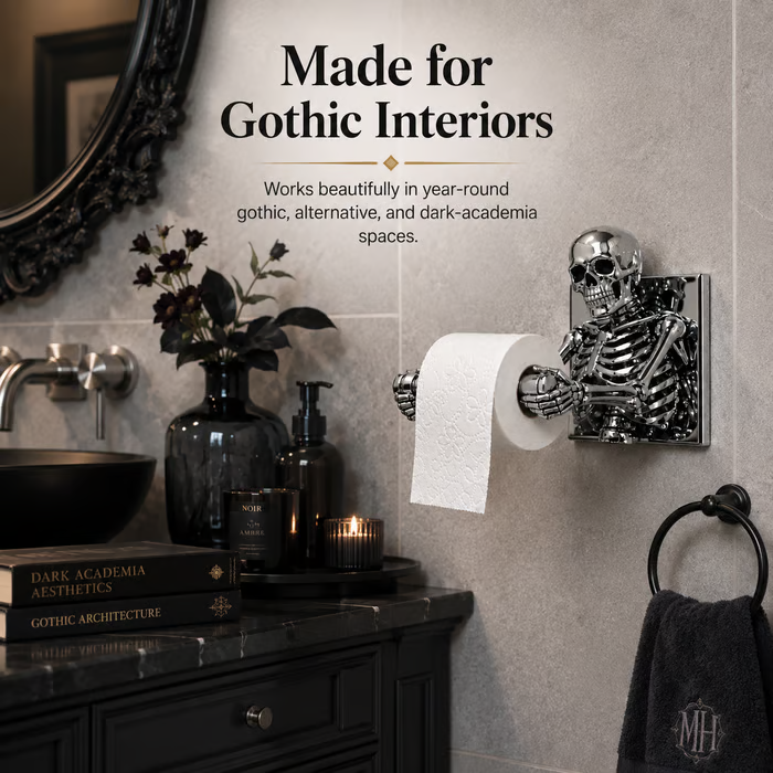 🔥Last Day 50% OFF💀Skeleton Toilet Paper Holder