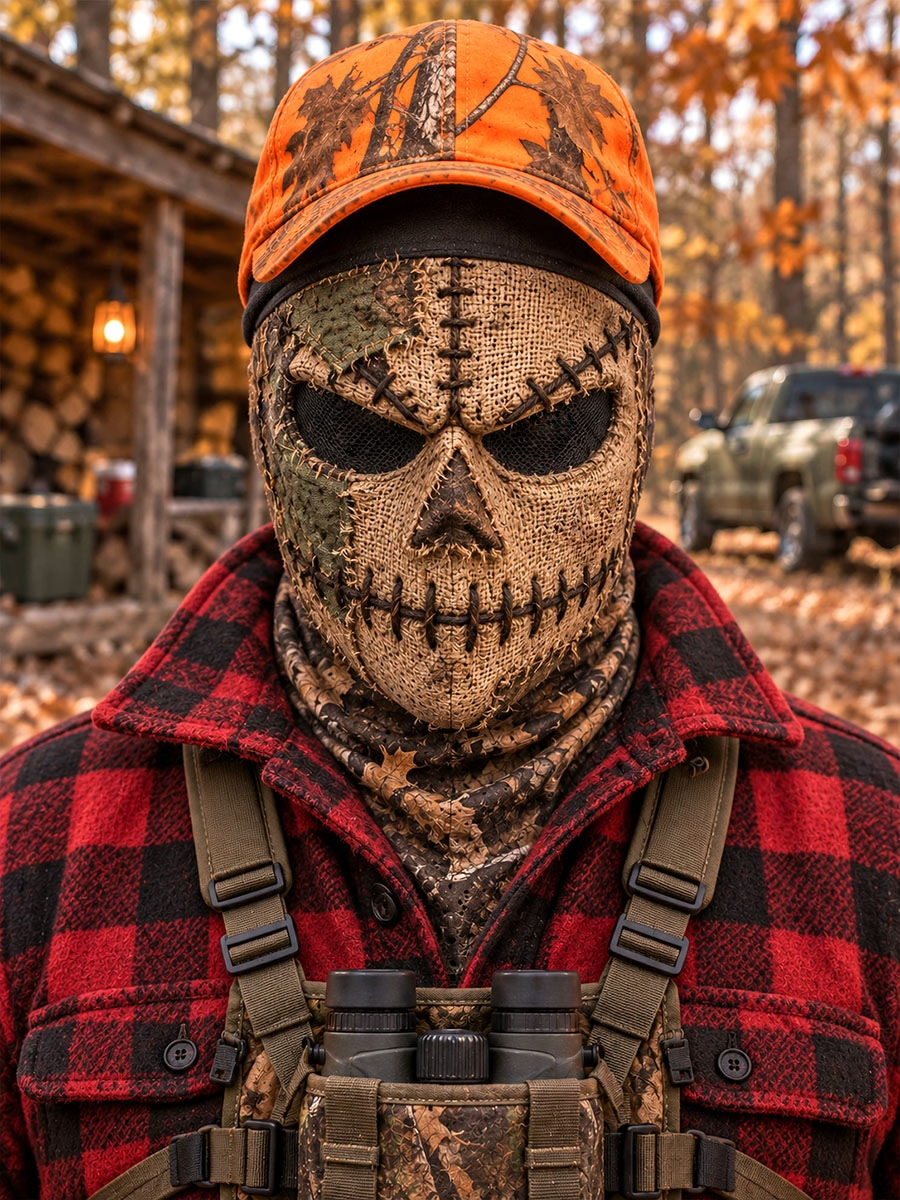Hunting Skull Full Face Mask Collection | 3 Unique Designs for Halloween, Cosplay & Outdoor Costumes