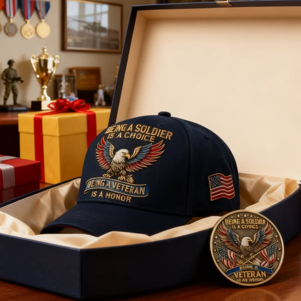 🏆Flash Sale 60% OFF - 🦅 “Being a Soldier, Being a Veteran” Commemorative Set 🇺🇸✨ — A Tribute to Duty, Courage, and Honor —