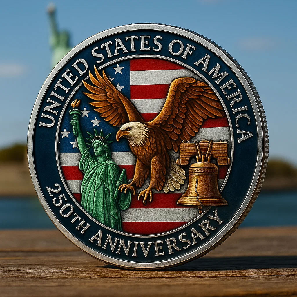United States of America 250th Anniversary Commemorative Coin