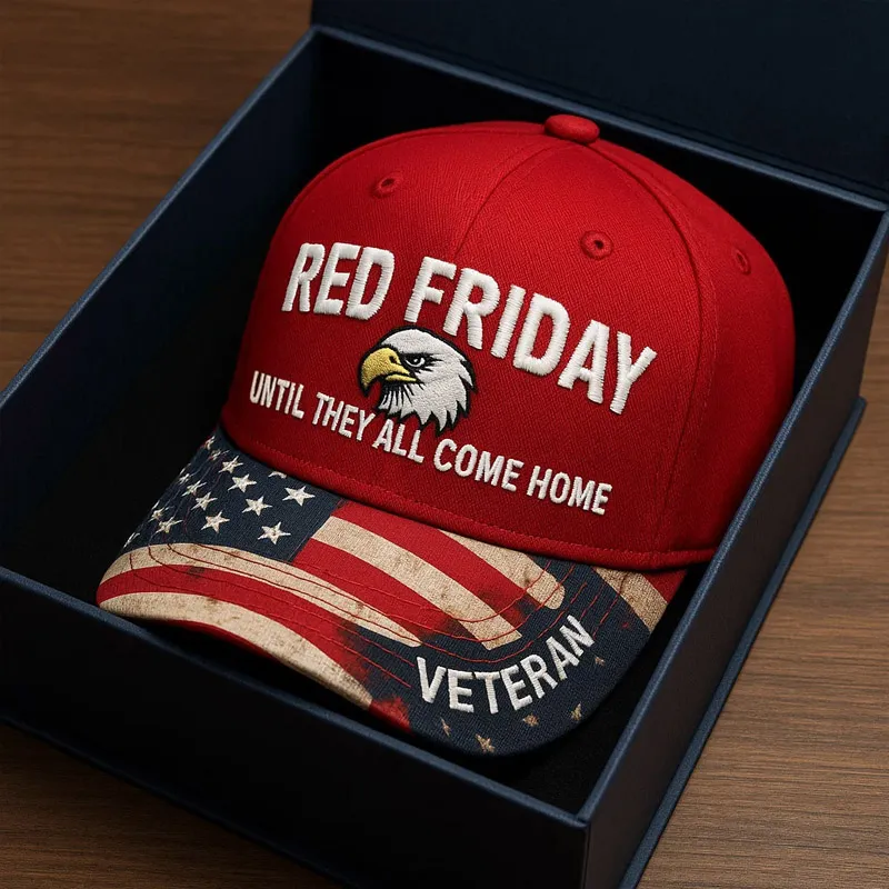 US Red Friday Printed Casual Hat