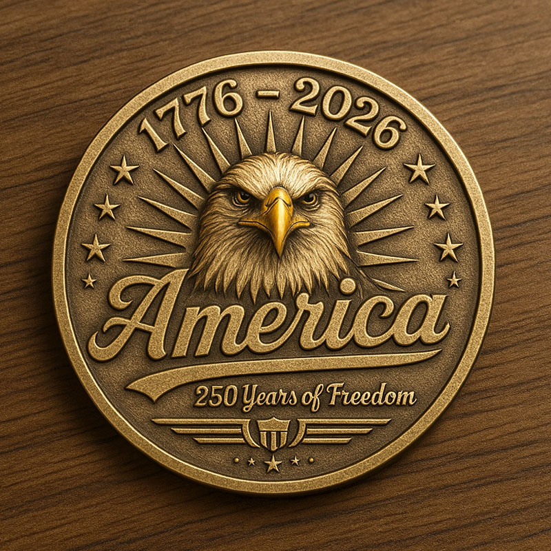 U.S. 250th Anniversary Commemorative Coin