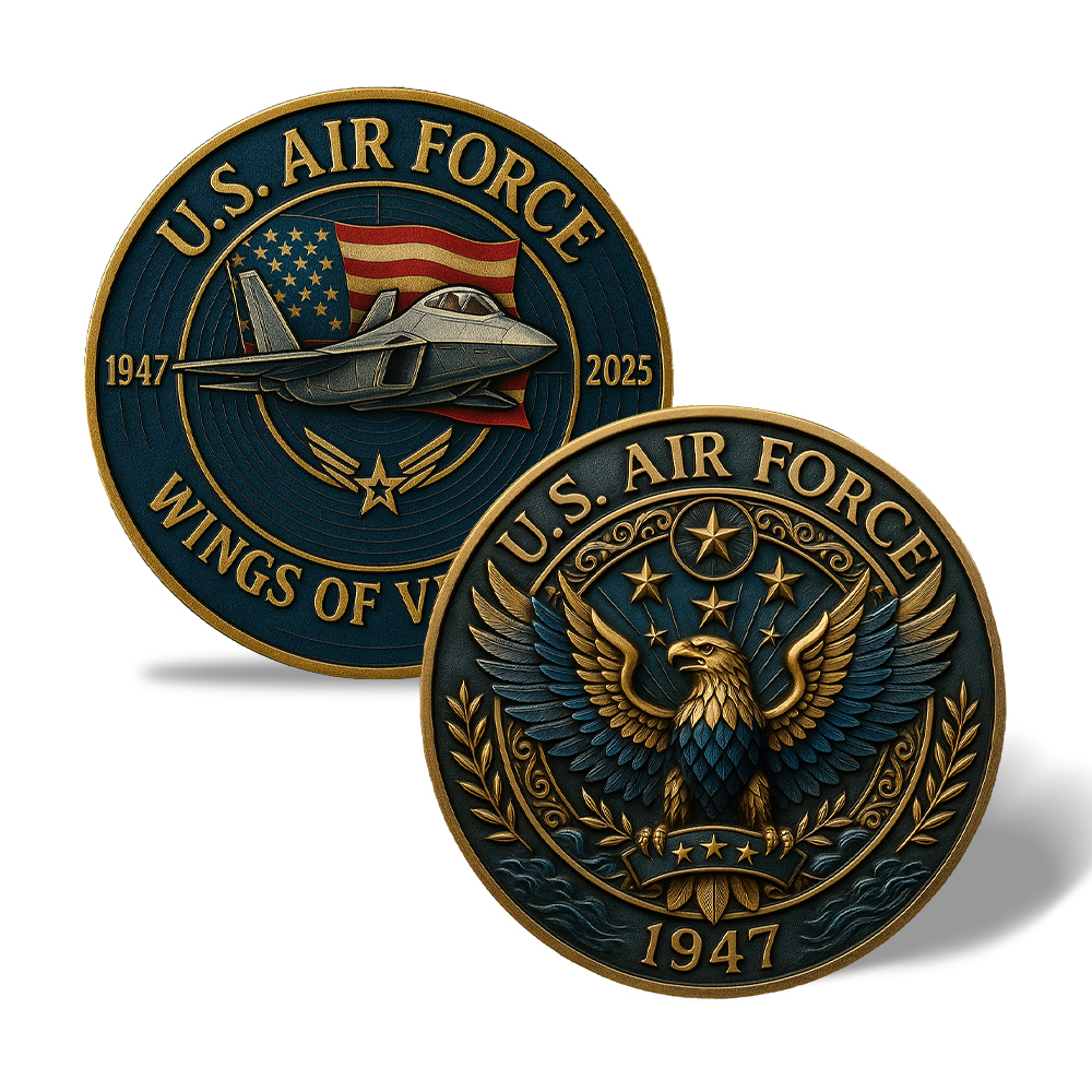 U.S. Air Force 1947–2025 Challenge Coin