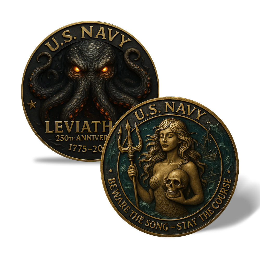U.S. Navy Sirens Challenge Coin