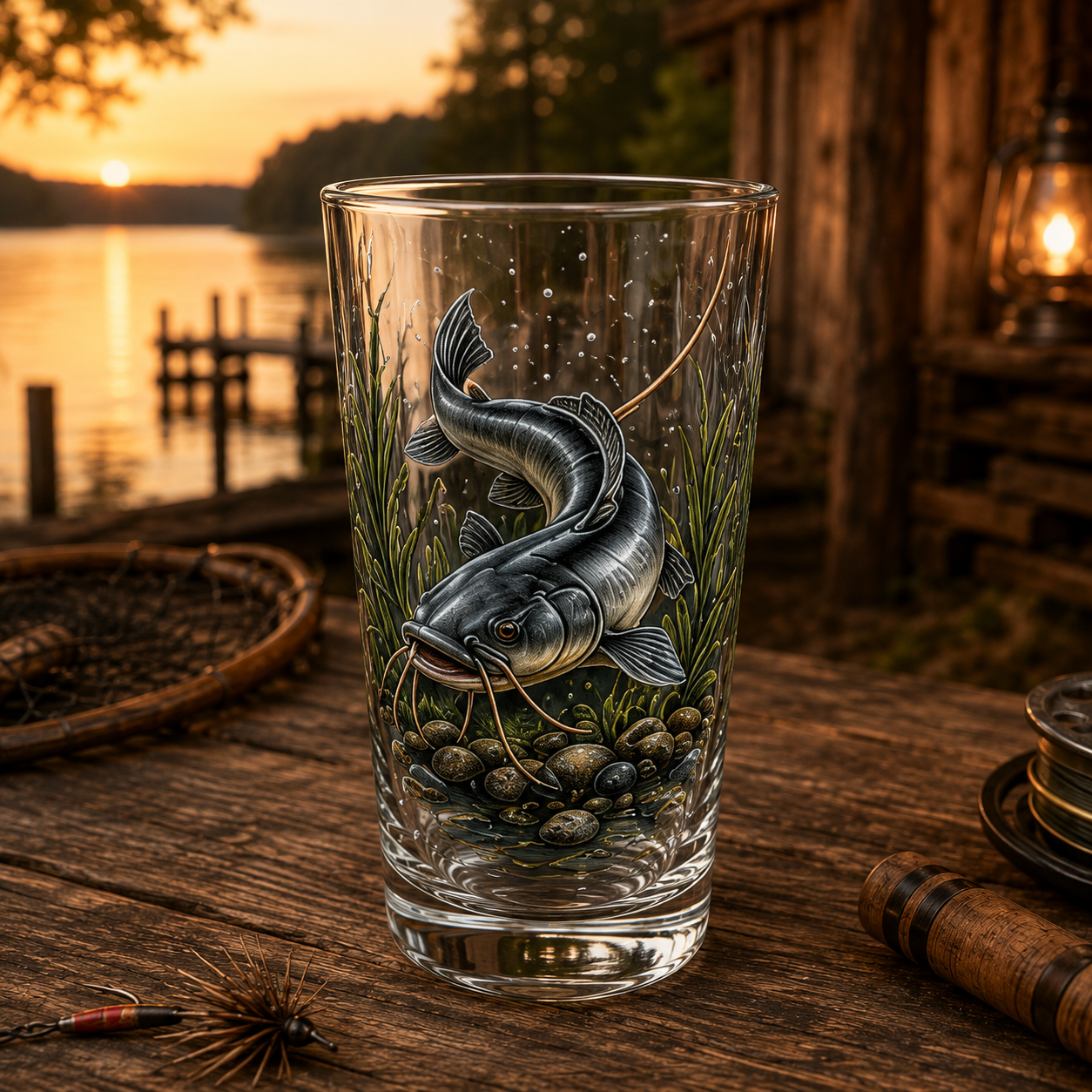 🔥Last Day 70% OFF – ✨🎣 The Last Cast Fishing Pint Glass Collection – 7 Unique Angler Designs & Gift Box