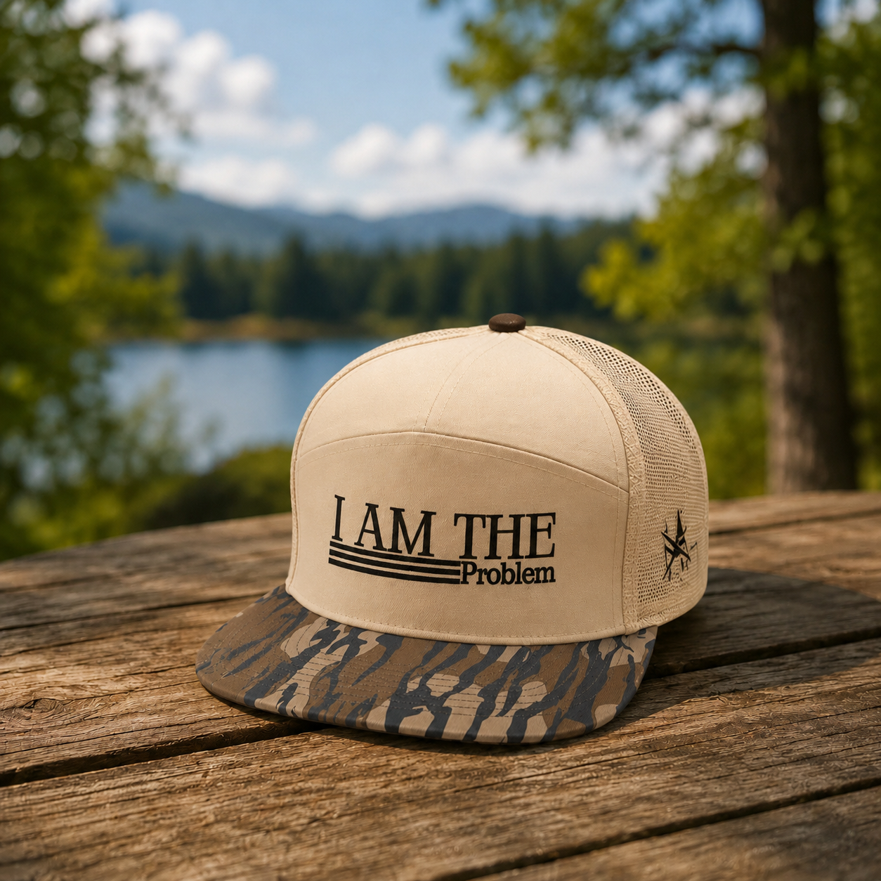 I Am The Problem Trucker Hat – Funny Mesh Snapback Cap for Men & Women