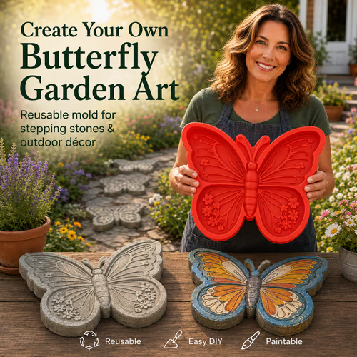 💥 LAST DAY 49% OFF - 🌻 Reusable Sunflower Stepping Stone Mold