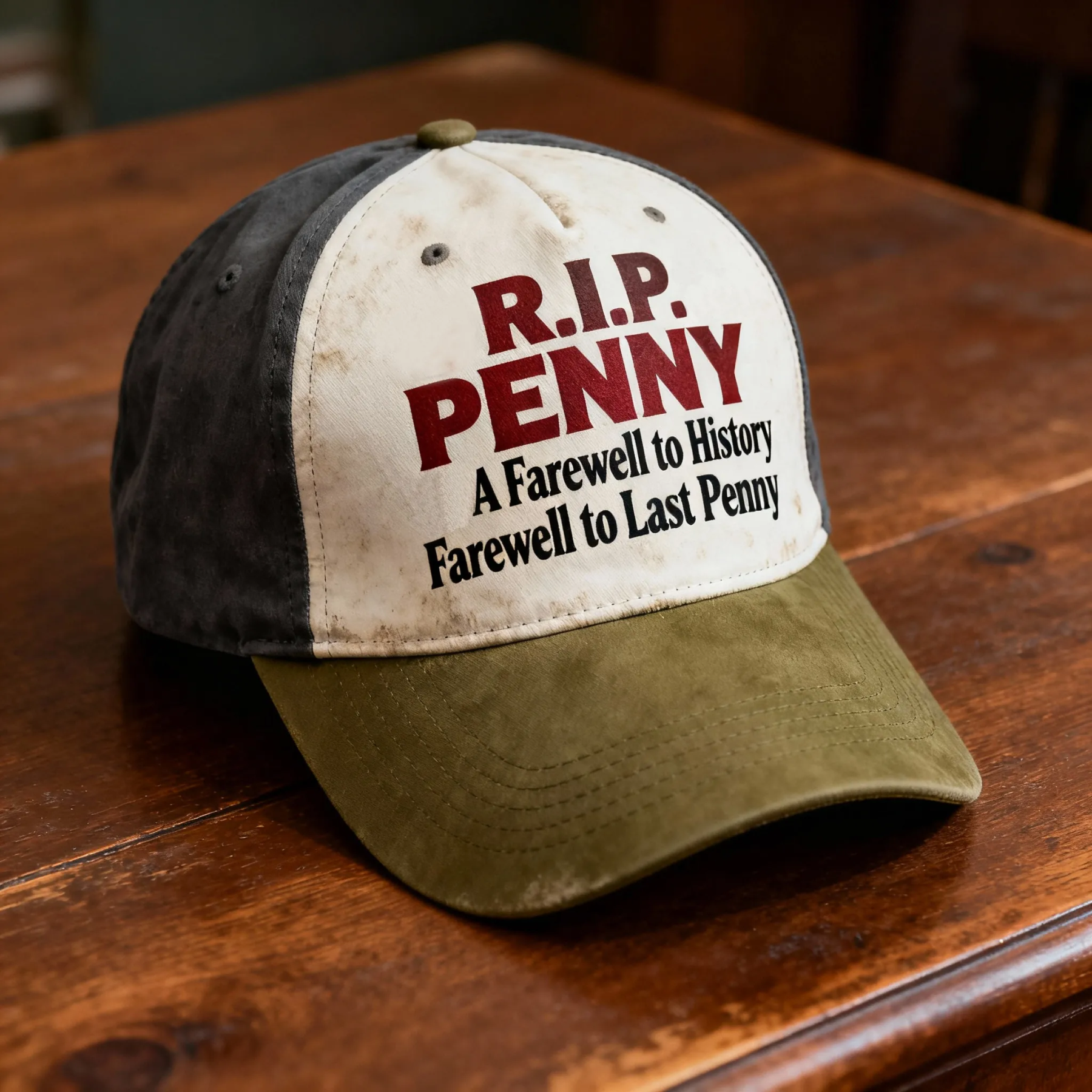 🏅250 Years of America 60% OFF - 🧢 R.I.P. PENNY – A Farewell To History Cap