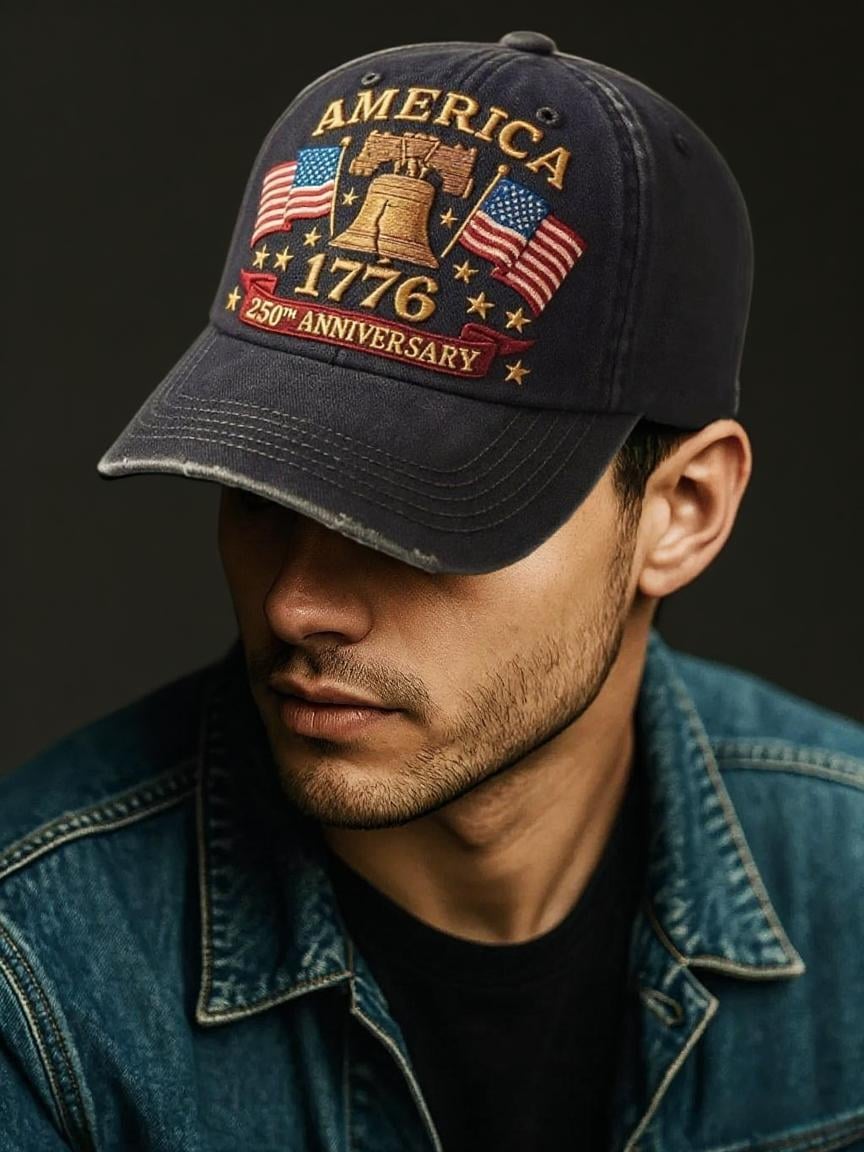 🔥LAST DAY 49% OFF - U.S. 250th Anniversary Liberty Bell Retro Washed Cap