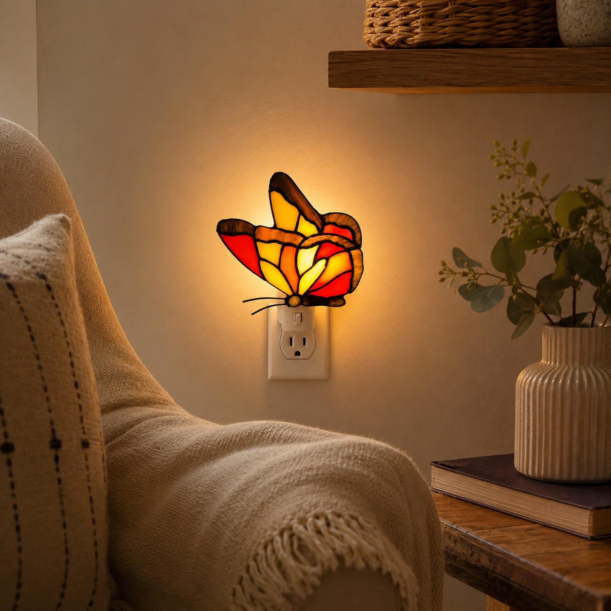 🦋Colorful Butterfly Plug-In Night Light