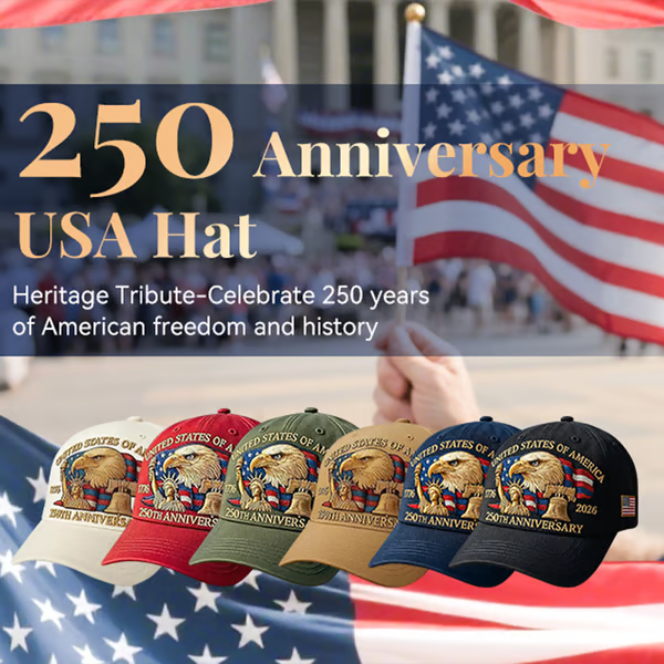 Eagle & Liberty – United States 250th Anniversary Hat