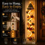 🔥Limited time 70% OFF -✨🎄Light‑Up Glowing Christmas Door Hanger - Festive Home Decor