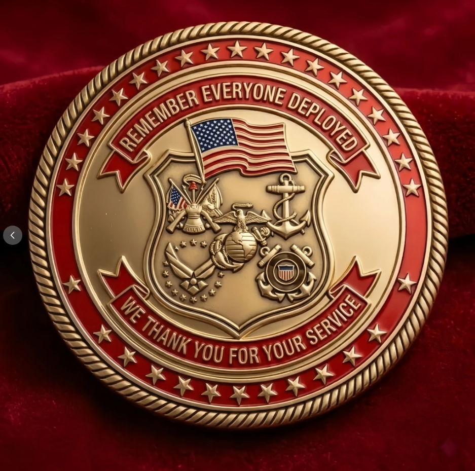 Last Day Promo: 49% OFF RED Friday Challenge Coin