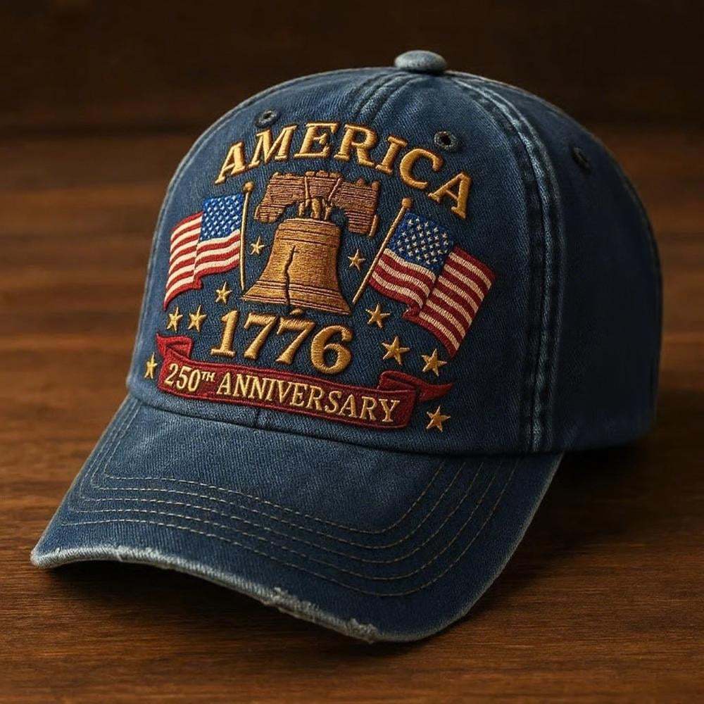 🔥LAST DAY 49% OFF - U.S. 250th Anniversary Liberty Bell Retro Washed Cap