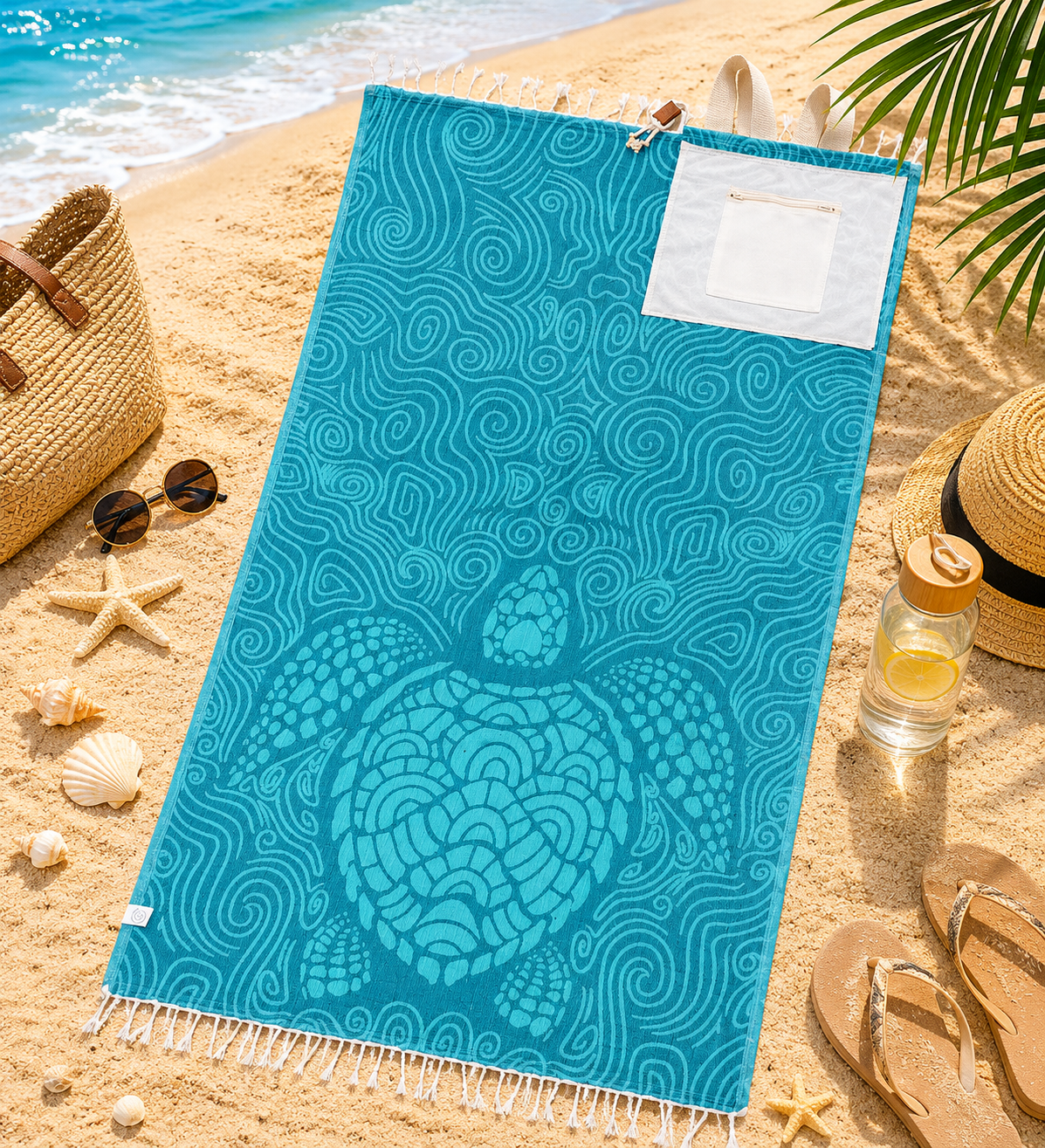 ⏰LAST DAY 70% OFF - 🏖️🏖️ Carry Less, Enjoy More – Towel & Backpack in One