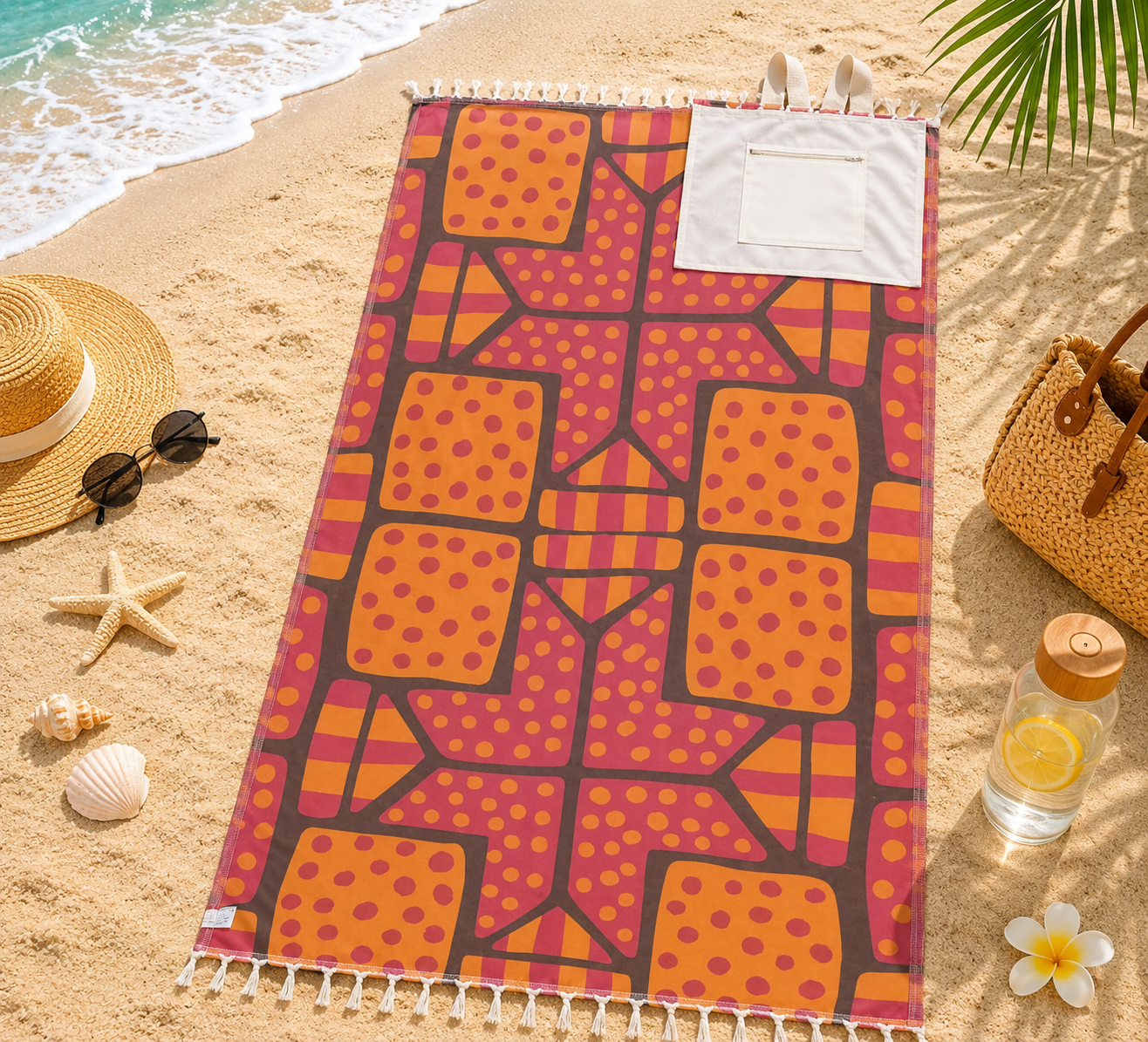 ⏰LAST DAY 70% OFF - 🏖️🏖️ Carry Less, Enjoy More – Towel & Backpack in One