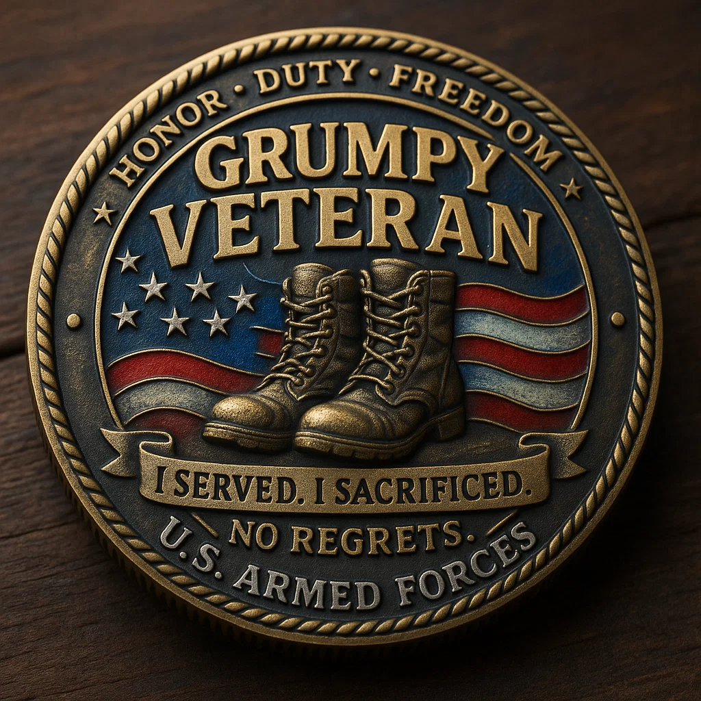 🏆Flash Sale 60% OFF - Grumpy Veteran – U.S. Armed Forces Commemorativ