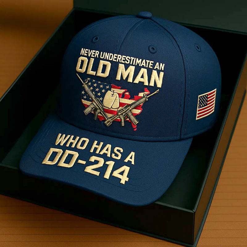 DD-214 Veteran Art Print Hat 🧢