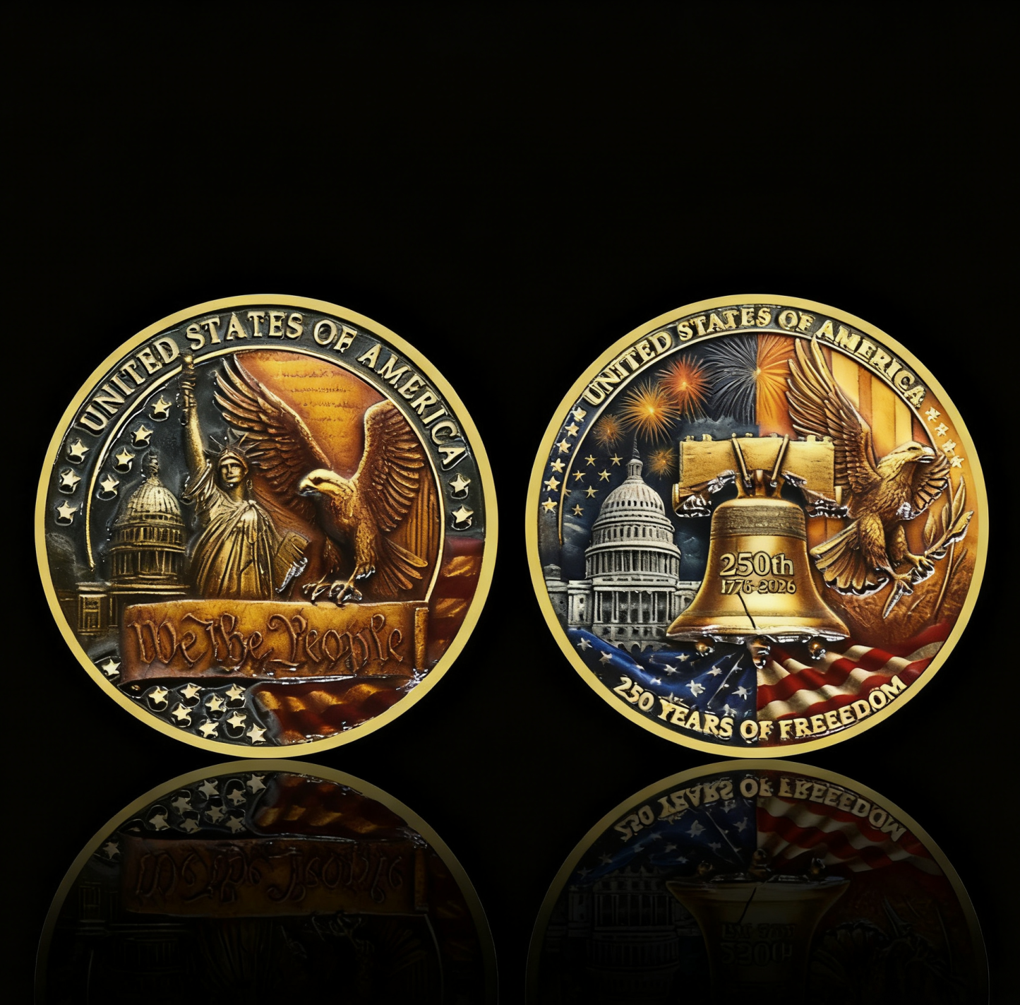 🔥🔥United States 250th Anniversary Cap🔥(Buy 1 Get 1 coin for free)